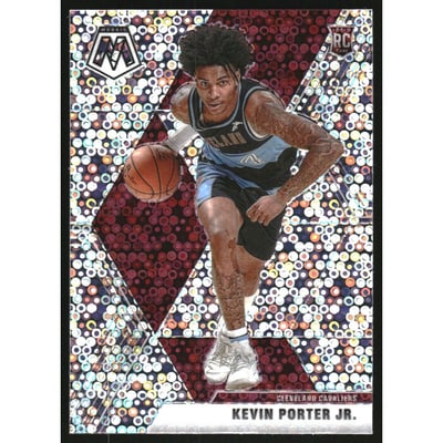 2019-20 Panini Mosaic Mosaic Fast Break Silver #248 Kevin Porter Jr.