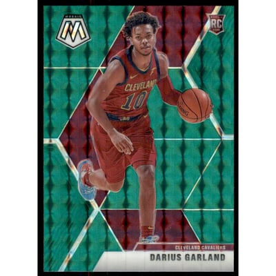 2019-20 Panini Mosaic Mosaic Green #249 Darius Garland