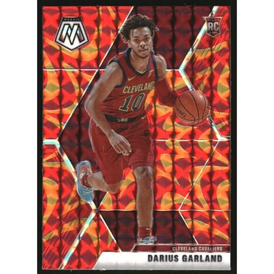 2019-20 Panini Mosaic Mosaic Orange Reactive #249 Darius Garland