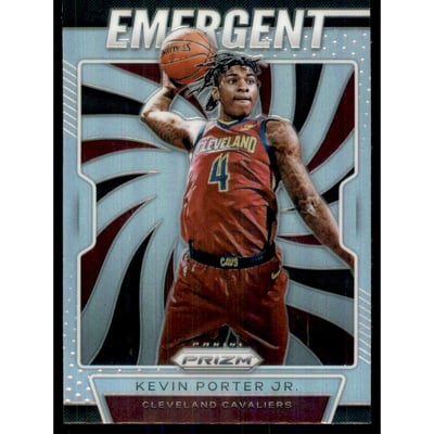 2019-20 Panini Prizm Emergent Prizms Silver #24 Kevin Porter Jr.