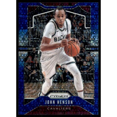 2019-20 Panini Prizm Prizms Fast Break Blue #207 John Henson
