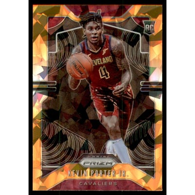 2019-20 Panini Prizm Prizms Orange Ice #274 Kevin Porter Jr.