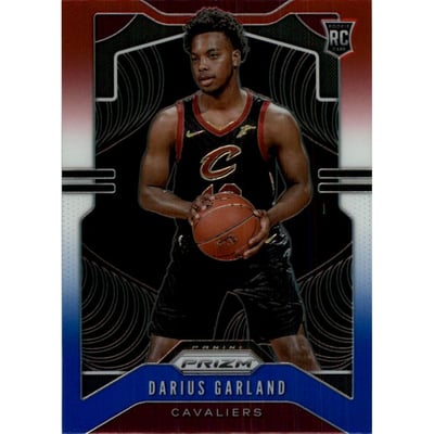 2019-20 Panini Prizm Prizms Red White and Blue #288 Darius Garland