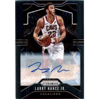 2019-20 Panini Prizm Signatures #73 Larry Nance Jr.