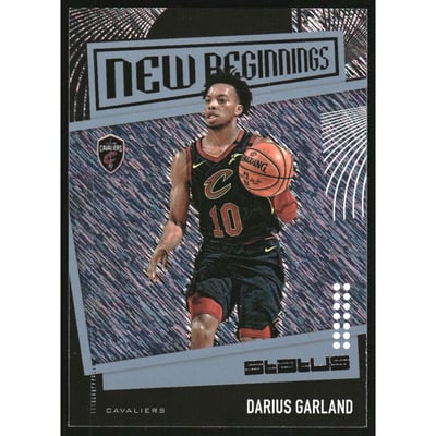 2019-20 Panini Status New Beginnings Blue #2 Darius Garland