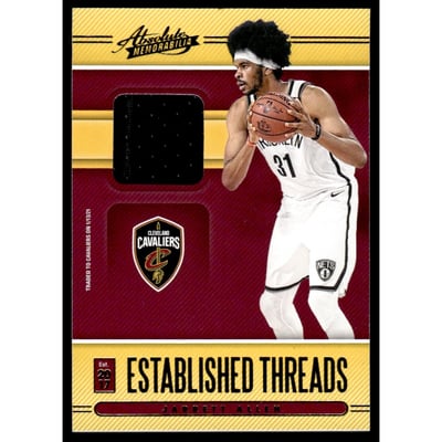 2020-21 Absolute Memorabilia Established Threads Level 1 #4 Jarrett Allen