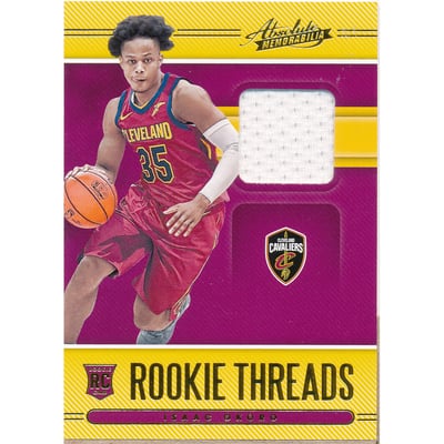 2020-21 Absolute Memorabilia Rookie Threads Level 1 #28 Isaac Okoro