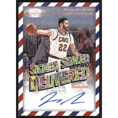 2020-21 Certified Signed Sealed and Delivered #13 Larry Nance Jr.