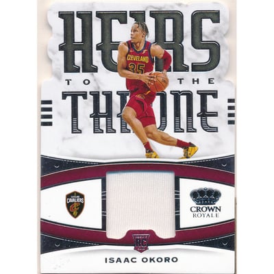 2020-21 Crown Royale Heirs to the Throne Materials #37 Isaac Okoro