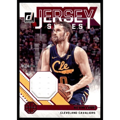 2020-21 Donruss Jersey Series #42 Kevin Love