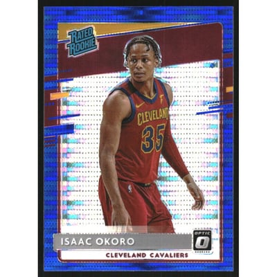2020-21 Donruss Optic Blue Pulsar #155 Isaac Okoro RR