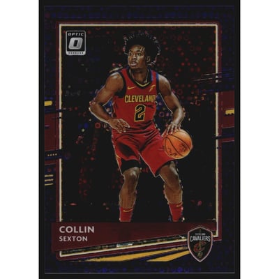 2020-21 Donruss Optic Fast Break Purple #148 Collin Sexton