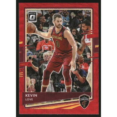 2020-21 Donruss Optic Red Wave #76 Kevin Love