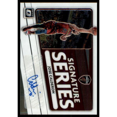 2020-21 Donruss Optic Signature Series #12 Jose Calderon
