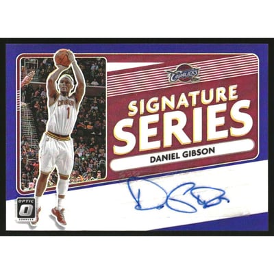 2020-21 Donruss Optic Signature Series Purple #18 Daniel Gibson