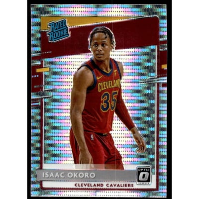 2020-21 Donruss Optic Target Box Set #155 Isaac Okoro RR