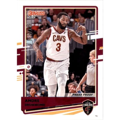 2020-21 Donruss Press Proof Purple #184 Andre Drummond