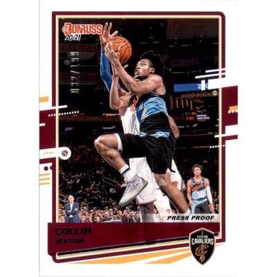 2020-21 Donruss Press Proof Purple #77 Collin Sexton