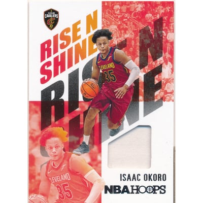 2020-21 Hoops Rise N Shine Memorabilia #9 Isaac Okoro
