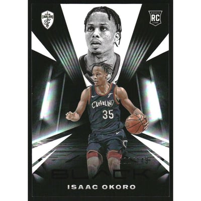2020-21 Panini Black #73 Isaac Okoro RC
