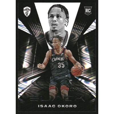 2020-21 Panini Black Silver #73 Isaac Okoro