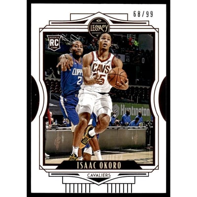 2020-21 Panini Chronicles Blue #688 Isaac Okoro/Legacy
