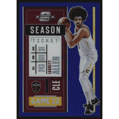 2020-21 Panini Contenders Optic Blue #62 Jarrett Allen