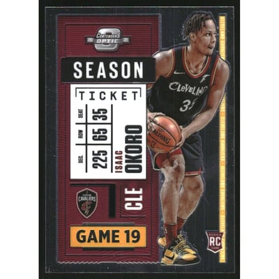 2020-21 Panini Contenders Optic Rookies Asia #4 Isaac Okoro