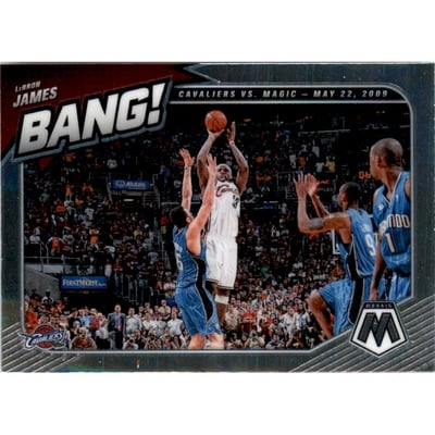 2020-21 Panini Mosaic Bang! #11 LeBron James