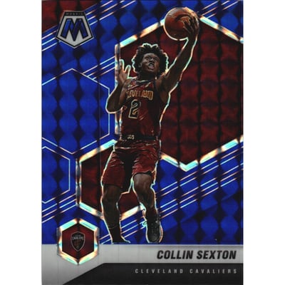 2020-21 Panini Mosaic Mosaic Blue #85 Collin Sexton