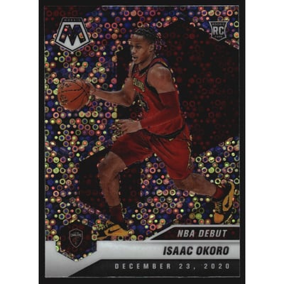 2020-21 Panini Mosaic Mosaic Fast Break Silver #271 Isaac Okoro