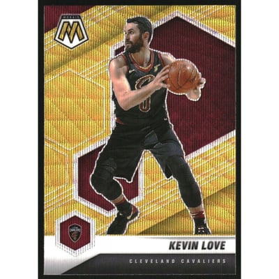 2020-21 Panini Mosaic Mosaic Gold Wave #101 Kevin Love
