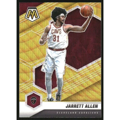 2020-21 Panini Mosaic Mosaic Gold Wave #197 Jarrett Allen