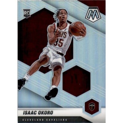 2020-21 Panini Mosaic Silver #212 Isaac Okoro