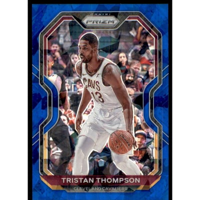 2020-21 Panini Prizm Prizms Blue Ice #89 Tristan Thompson