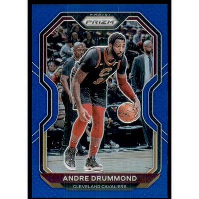 2020-21 Panini Prizm Prizms Blue #222 Andre Drummond