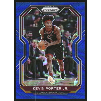2020-21 Panini Prizm Prizms Blue #48 Kevin Porter Jr.