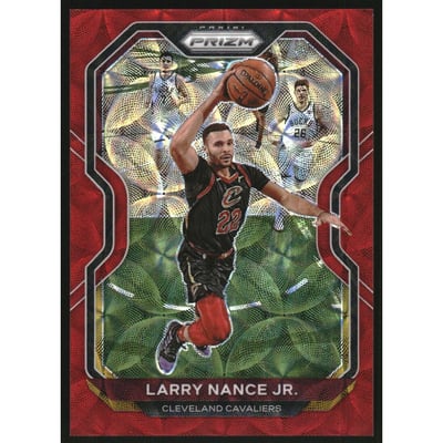 2020-21 Panini Prizm Prizms Choice Red #191 Larry Nance Jr.