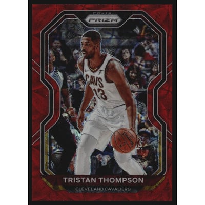 2020-21 Panini Prizm Prizms Choice Red #89 Tristan Thompson