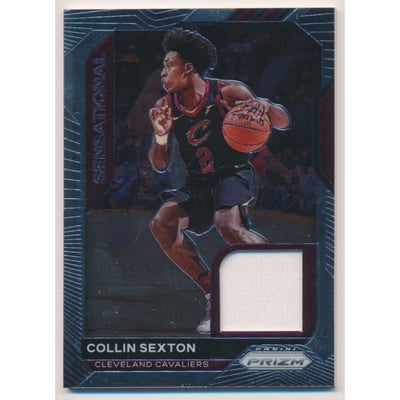 2020-21 Panini Prizm Sensational Swatches #64 Collin Sexton