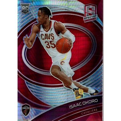 2020-21 Panini Spectra Asia Red #111 Isaac Okoro