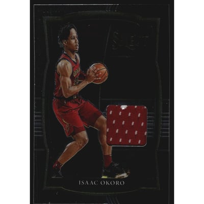 2020-21 Select Draft Selections Memorabilia #5 Isaac Okoro