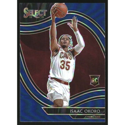 2020-21 Select Prizms Blue #296 Isaac Okoro