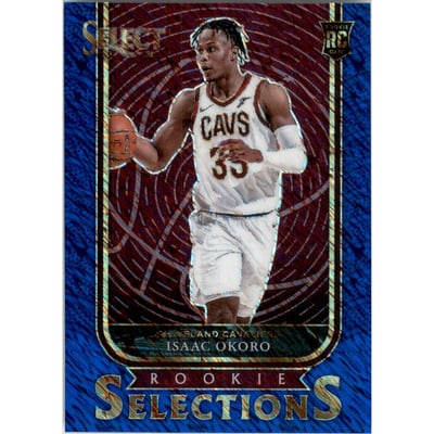 2020-21 Select Rookie Selections Prizms Blue #19 Isaac Okoro