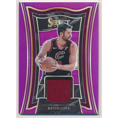 2020-21 Select Selective Swatches Prizms Purple #21 Kevin Love/99