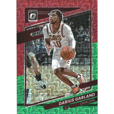 2021-22 Donruss Optic Choice Red and Green #65 Darius Garland