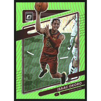 2021-22 Donruss Optic Lime Green #99 Isaac Okoro