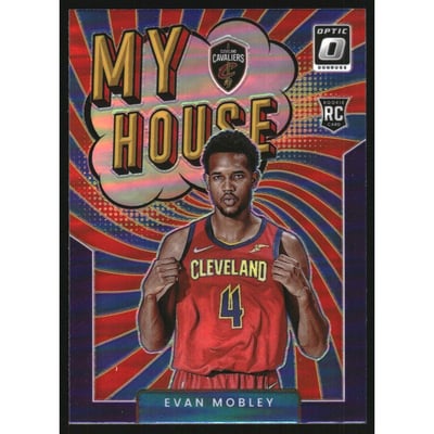 2021-22 Donruss Optic My House Purple #18 Evan Mobley