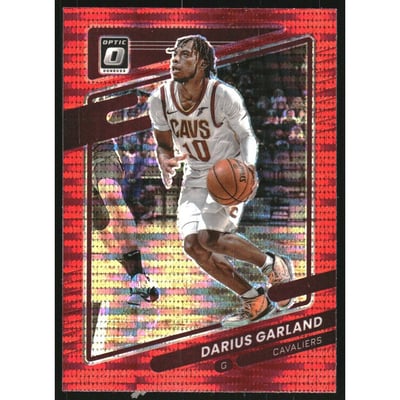 2021-22 Donruss Optic Red Pulsar #65 Darius Garland