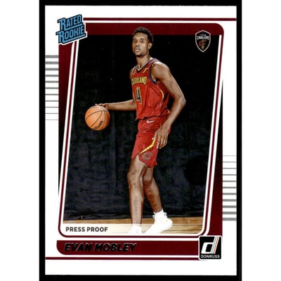 2021-22 Donruss Press Proof Silver #225 Evan Mobley RR